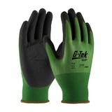 West Chester 34-400 G-Tek GP Seamless Knit Nylon Glove with Nitrile Coated MicroSurface Grip on Palm & Fingers - 18 Gauge