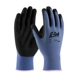 PIP 34-500 G-Tek GP Seamless Knit Nylon Glove with Nitrile Coated MicroSurface Grip on Palm & Fingers - 13 Gauge