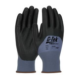 West Chester 34-643 G-Tek NeoFoam Seamless Nylon Glove with NeoFoam Coated Palm, Fingers & Knuckles and Micro Dot Palm - Touchscreen Compatible
