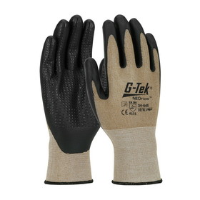 PIP 34-645 G-Tek NeoFoam Seamless Nylon Glove with NeoFoam Coated Palm &amp; Fingers and Micro Dot Palm - Touchscreen Compatible