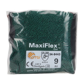 PIP 34-8443V MaxiFlex Cut Seamless Knit Engineered Yarn Glove with Premium Nitrile Coated MicroFoam Grip on Palm &amp; Fingers and Micro Dot Palm - Vend-Ready