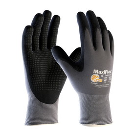 West Chester 34-844 MaxiFlex Endurance Seamless Knit Nylon Glove with Nitrile Coated MicroFoam Grip on Palm &amp; Fingers - Micro Dot Palm
