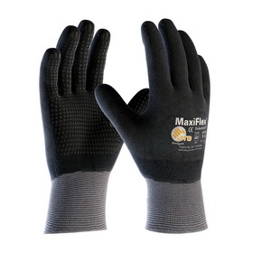 PIP 34-846 MaxiFlex Endurance Seamless Knit Nylon Glove with Nitrile Coated MicroFoam Grip on Full Hand - Micro Dot Palm