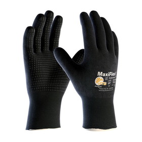 PIP 34-8745 MaxiFlex Endurance Seamless Knit Nylon / Elastane Glove with Nitrile Coated MicroFoam Grip on Full Hand - Micro Dot Palm
