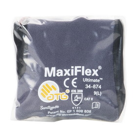 PIP 34-874V MaxiFlex Ultimate Seamless Knit Nylon / Elastane Glove with Nitrile Coated MicroFoam Grip on Palm &amp; Fingers - Vend-Ready