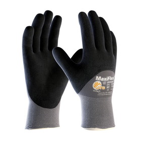 PIP 34-875 MaxiFlex Ultimate Seamless Knit Nylon / Elastane Glove with Nitrile Coated MicroFoam Grip on Palm, Fingers &amp; Knuckles
