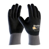 West Chester 34-876 MaxiFlex Ultimate Seamless Knit Nylon / Elastane Glove with Nitrile Coated MicroFoam Grip on Full Hand