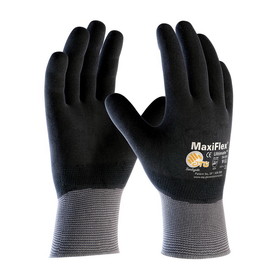 PIP 34-876 MaxiFlex Ultimate Seamless Knit Nylon / Elastane Glove with Nitrile Coated MicroFoam Grip on Full Hand