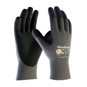 PIP 34-900 MaxiFoam Lite Seamless Knit Nylon Glove with Nitrile Coated Foam Grip on Palm &amp; Fingers
