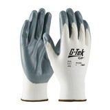 West Chester 34-C234 G-Tek Seamless Knit Nylon Glove with Nitrile Coated Foam Grip on Palm & Fingers - Economy Grade