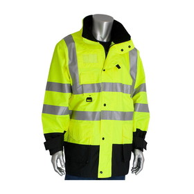 PIP 343-1756 PIP ANSI Type R Class 3 7-in-1 All Conditions Coat with Inner Jacket and Vest Combination