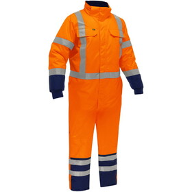 PIP 344M6453X Bisley ANSI Type R Class 3 Extreme Cold Coverall with X-Back