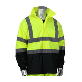 West Chester 353-1200 Viz ANSI Type R Class 3 Value All Purpose Waterproof Jacket with Black Bottom
