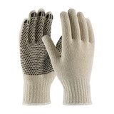 West Chester 36-110PD PIP Regular Weight Seamless Knit Cotton/Polyester Glove with PVC Dotted Grip