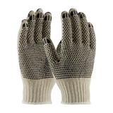 West Chester 36-C330PDD PIP Heavy Weight Seamless Knit Cotton/Polyester Glove with PVC Dotted Grip - Double-Sided w/ Coated Fingertips