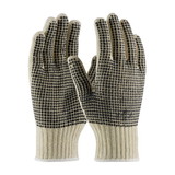 West Chester 37-C110PDD PIP Seamless Knit Cotton / Polyester Glove with Double-Sided PVC Dot Grip - 7 Gauge