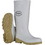 PIP 380-900 Boss Footwear 16" White PVC Plain Toe Boot, Price/pair