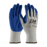 West Chester 39-1310 G-Tek GP Seamless Knit Cotton / Polyester Glove with Latex Coated Crinkle Grip on Palm & Fingers - Economy Grade