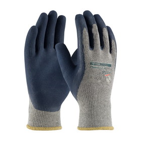 West Chester 39-C1600 PowerGrab Plus Seamless Knit Cotton / Polyester Glove with Latex Coated MicroFinish Grip on Palm &amp; Fingers