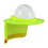 West Chester 396-850 EZ-Cool Hi-Vis Full Brim Hard Hat Visor with Neck Shade, Price/Each
