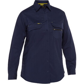 PIP 400W6490 Bisley Women's Long Sleeve Ripstop Work Shirt with X-Airflow Ventilation