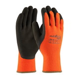 West Chester 41-1400 PowerGrab Thermo Hi-Vis Seamless Knit Acrylic Terry Glove with Latex MicroFinish Grip on Palm & Fingers
