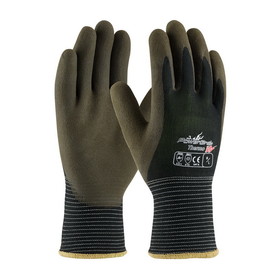 PIP 41-1430 PowerGrab Thermo W Seamless Knit Polyester Glove with Acrylic Liner and Latex MicroFinish Grip on Palm &amp; Fingers