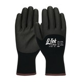 PIP 41-7322 G-Tek PolyKor Seamless Knit PolyKor Blend Glove with Acrylic Lining and PVC Foam Grip on Palm, Fingers & Knuckles