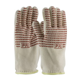 PIP 43-802 PIP Double-Layered Cotton Seamless Knit Hot Mill Glove with Double-Sided EverGrip Nitrile Coating - 32 oz