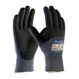West Chester 44-3455 MaxiCut Ultra DT Seamless Knit Engineered Yarn Glove with Premium Nitrile Coated MicroFoam Grip on  Palm, Fingers & Knuckles - Micro Dot Palm