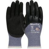 PIP 44-505 MaxiCut Oil Seamless Knit Engineered Yarn Glove with Nitrile Coated MicroFoam Grip on Palm, Fingers & Knuckles