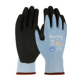 West Chester 44-6745 MaxiCut Ultra Seamless Knit Dyneema Diamond Blended Glove with Premium Nitrile Coated MicroFoam Grip on Palm &amp; Fingers