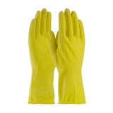 West Chester 48-L160Y Assurance Unsupported Latex, Flock Lined with Honeycomb Grip - 16 Mil