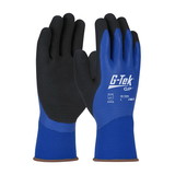 West Chester 55-1600 G-Tek GP Waterproof Seamless Knit Polyester Glove with Latex Coated MicroSurface Grip on Full Hand