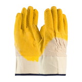 West Chester 55-3243 Armor Latex Coated Glove with Canvas Liner and Crinkle Finish on Palm, Fingers & Knuckles - Rubberized Safety Cuff