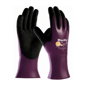 PIP 56-426 MaxiDry Ultra Lightweight Nitrile Glove, Fully Dipped with Seamless Knit Nylon / Elastane Liner and Non-Slip Grip on Palm &amp; Fingers