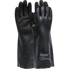 PIP 56-586CR Assurance Nitrile Coated Glove with PolyKor Blended Liner and MicroSurface Grip on Palm & Fingers - 14"