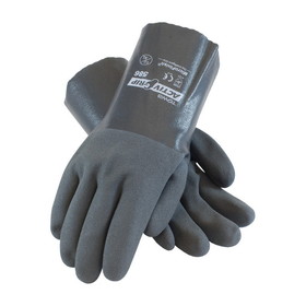 PIP 56-AG586 ActivGrip Nitrile Coated Glove with Cotton Liner and MicroFinish Grip - 12&quot;
