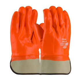 West Chester 58-7305 ProCoat Hi-Vis Insulated PVC Dipped Glove with Smooth Finish - Safety Cuff