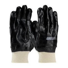 PIP 58-8015R ProCoat PVC Dipped Glove with Interlock Liner and Semi-Rough Finish - Knitwrist