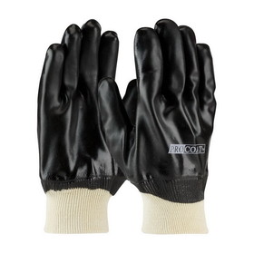 PIP 58-8015 ProCoat PVC Dipped Glove with Interlock Liner and Smooth Finish - Knitwrist