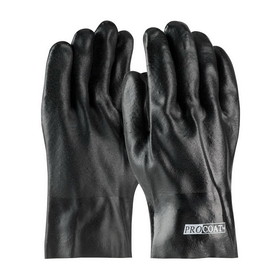 West Chester 58-8020DD ProCoat PVC Dipped Glove with Jersey Liner and Rough Acid Finish - 10&quot;