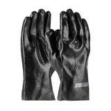 West Chester 58-8020R ProCoat PVC Dipped Glove with Interlock Liner and Semi-Rough Finish - 10"