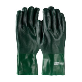 West Chester 58-8025DD ProCoat PVC Dipped Glove with Jersey Liner and Rough Acid Finish - 12&quot;
