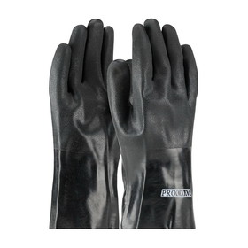 West Chester 58-8030DD ProCoat PVC Dipped Glove with Jersey Liner and Rough Acid Finish - 12&quot;