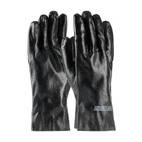 West Chester 58-8030R ProCoat PVC Dipped Glove with Interlock Liner and Semi-Rough Finish - 12&quot;