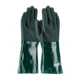 West Chester 58-8035DD ProCoat PVC Dipped Glove with Jersey Liner and Rough Acid Finish - 14"