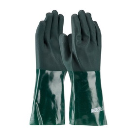 West Chester 58-8035DD ProCoat PVC Dipped Glove with Jersey Liner and Rough Acid Finish - 14&quot;