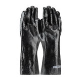 West Chester 58-8040R ProCoat PVC Dipped Glove with Interlock Liner and Semi-Rough Finish - 14"
