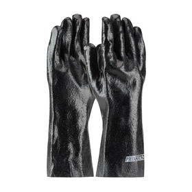 West Chester 58-8040R ProCoat PVC Dipped Glove with Interlock Liner and Semi-Rough Finish - 14&quot;